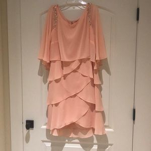 SLNY Blush Mother of the Bride Dress